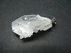 Faden Quartz Crystal Silver Pendant From Brazil - 1.3" - 5.28 Grams