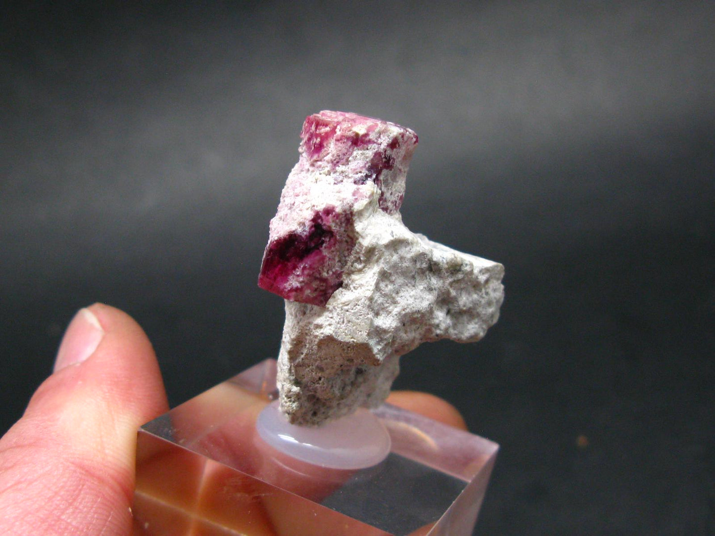 Rare Gem Bixbite Red Emerald Beryl Cluster From Utah USA - 1.7" - 15 Grams