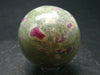 Ruby In Fuchsite Sphere from India - 1.7"