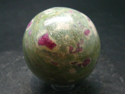 Ruby In Fuchsite Sphere from India - 1.7"