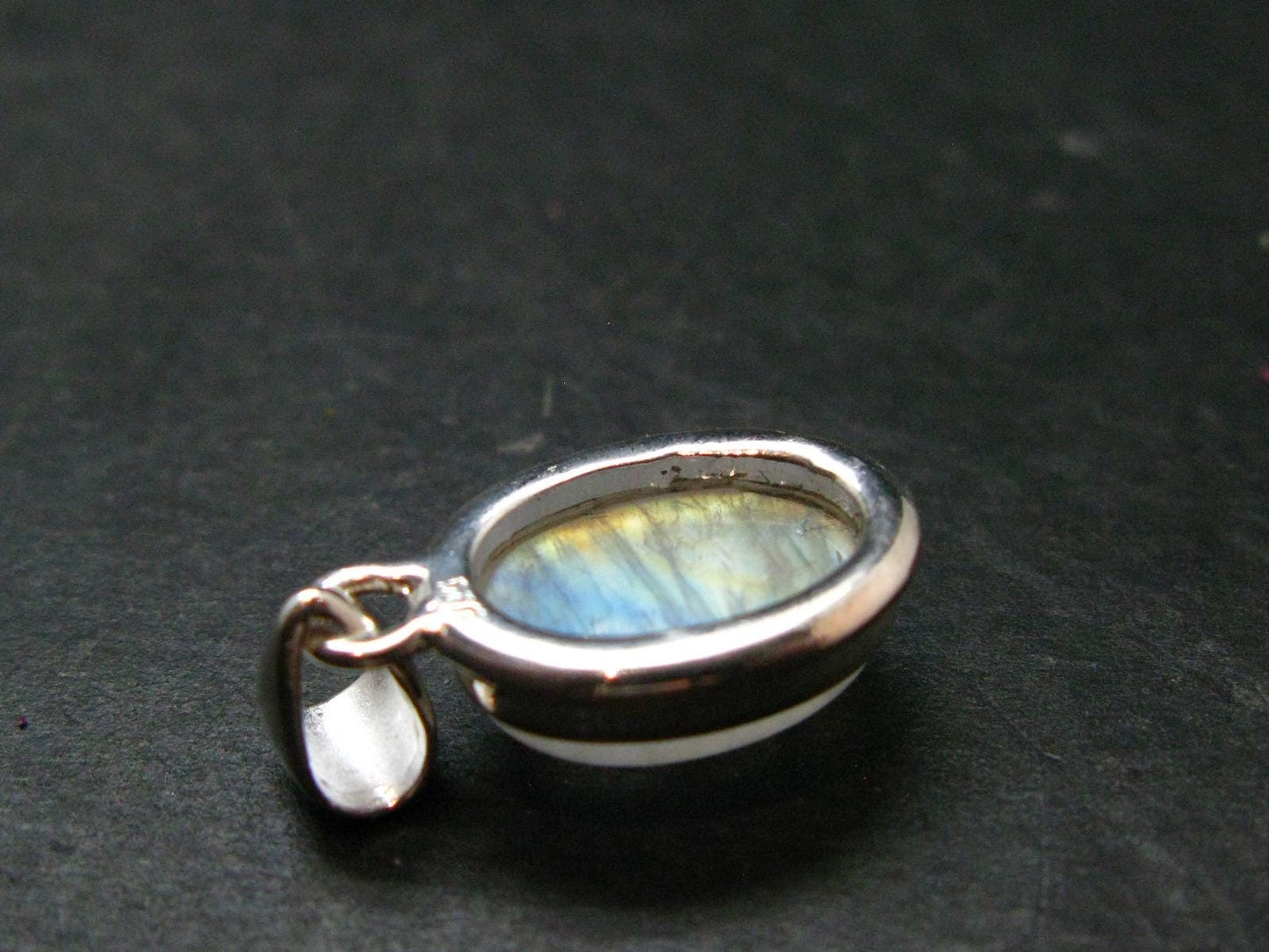 Natural Glow From Inside Moonstone 925 Silver Pendant - 1.0" - 3.31 Grams