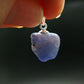 Tanzanite Pendant In Sterling Silver From Tanzania - 0.8" - 1.85 Grams