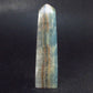 Nice Lemurian Aquatine Blue Calcite Obelisk Pyramid From Argentina - 3.4" - 84.3 Grams