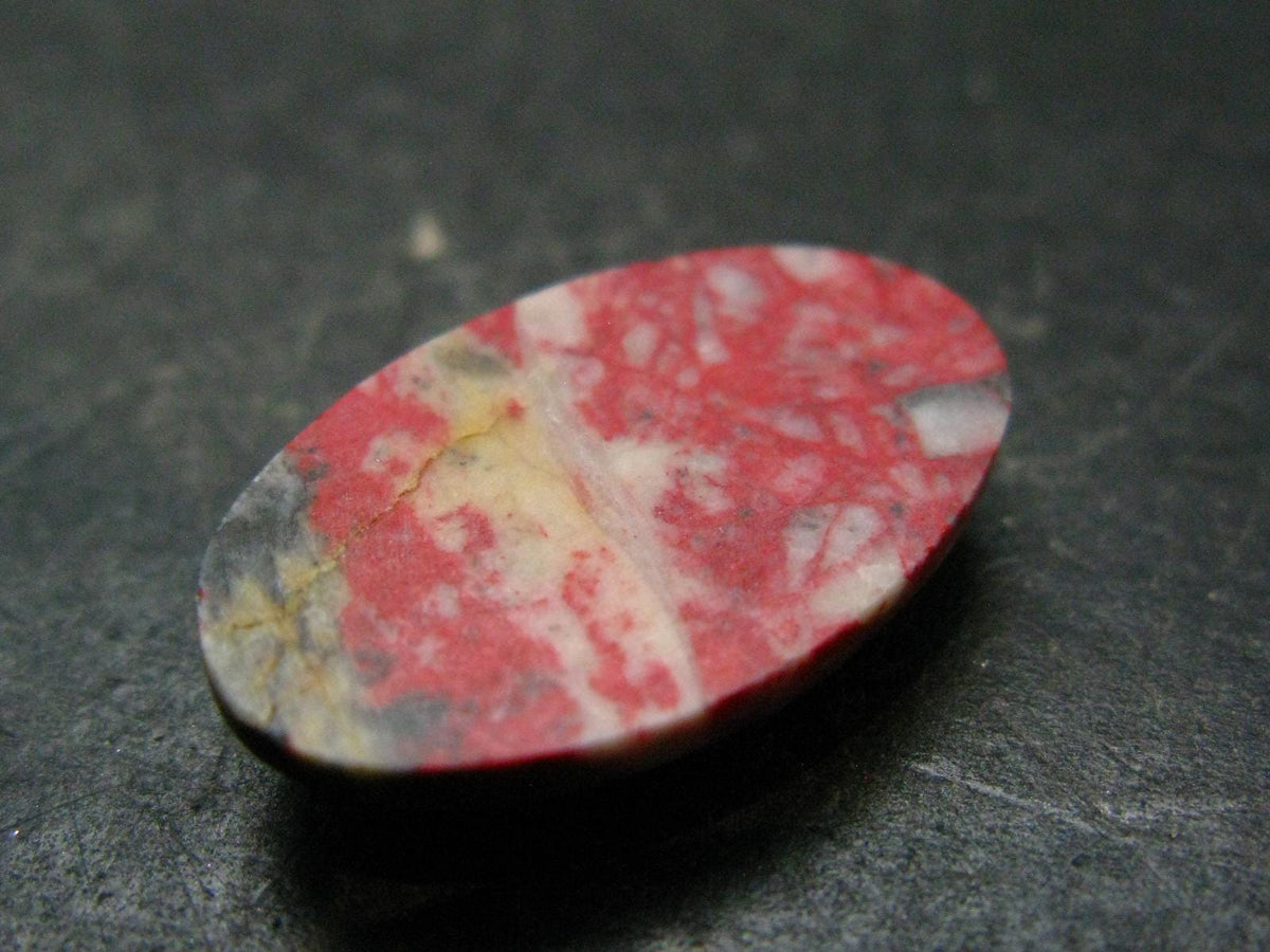 Cinnabar Cabochon from Russia - 3.20 Grams - 24 x 14 mm