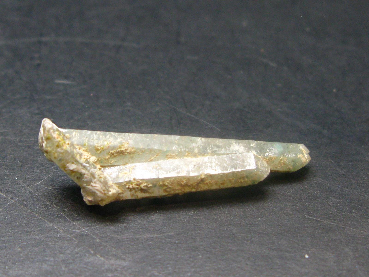 Ajoite In Quartz Crystal From South Africa - 1.2" - 1.67 Grams