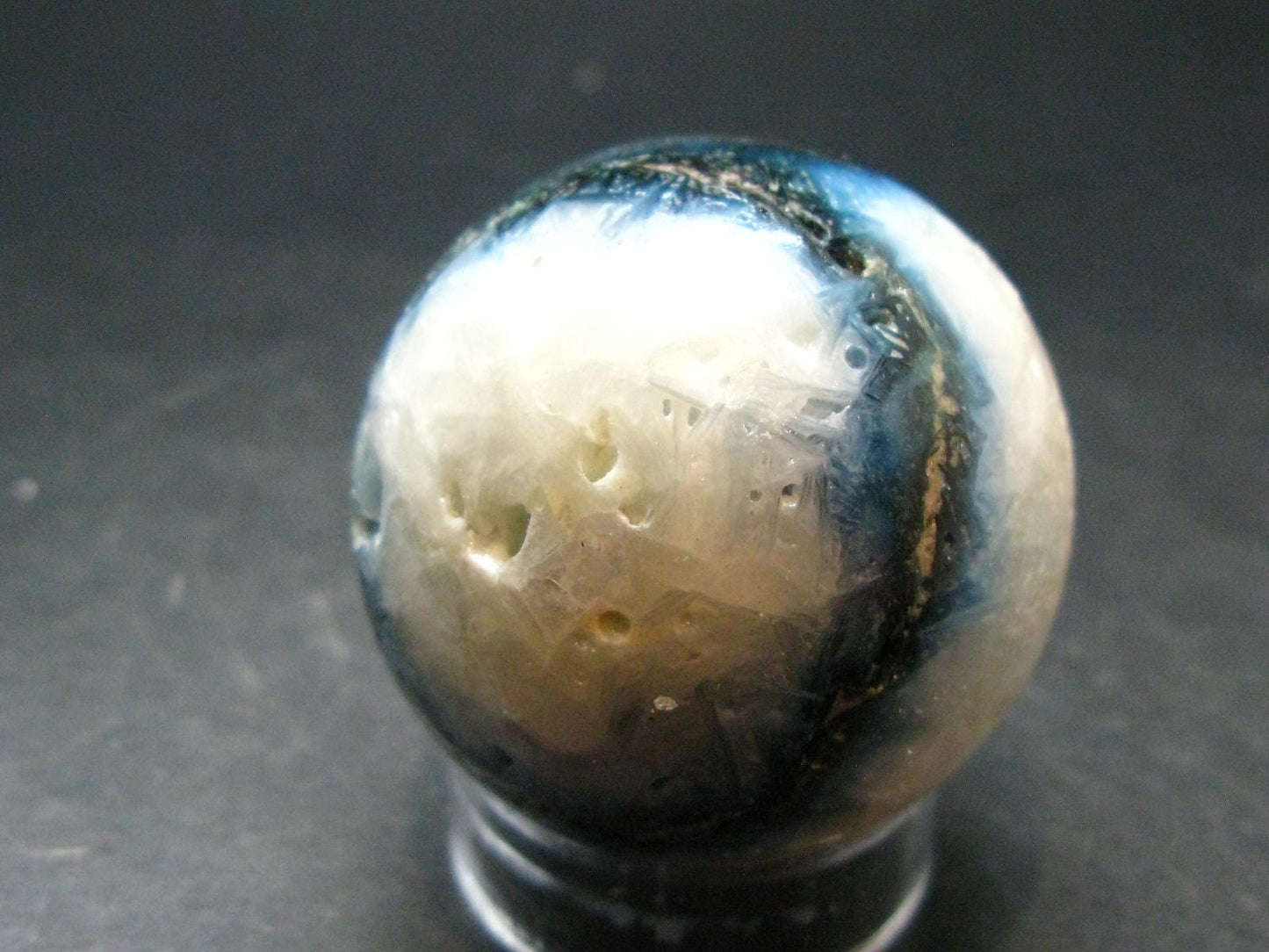 Blue Ice Glacierite Sphere from Indonesia - 1.6" - 121.60 Grams