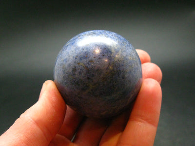 Dumortierite Ball Sphere From Peru - 120.34 Grams - 1.5"