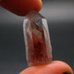 Phantom Hematite in Quartz Crystal From India - 1.0" - 5.00 Grams