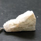 Raw Rare Natrolite Crystal Silver Pendant From Russia - 1.2" - 4.40 Grams