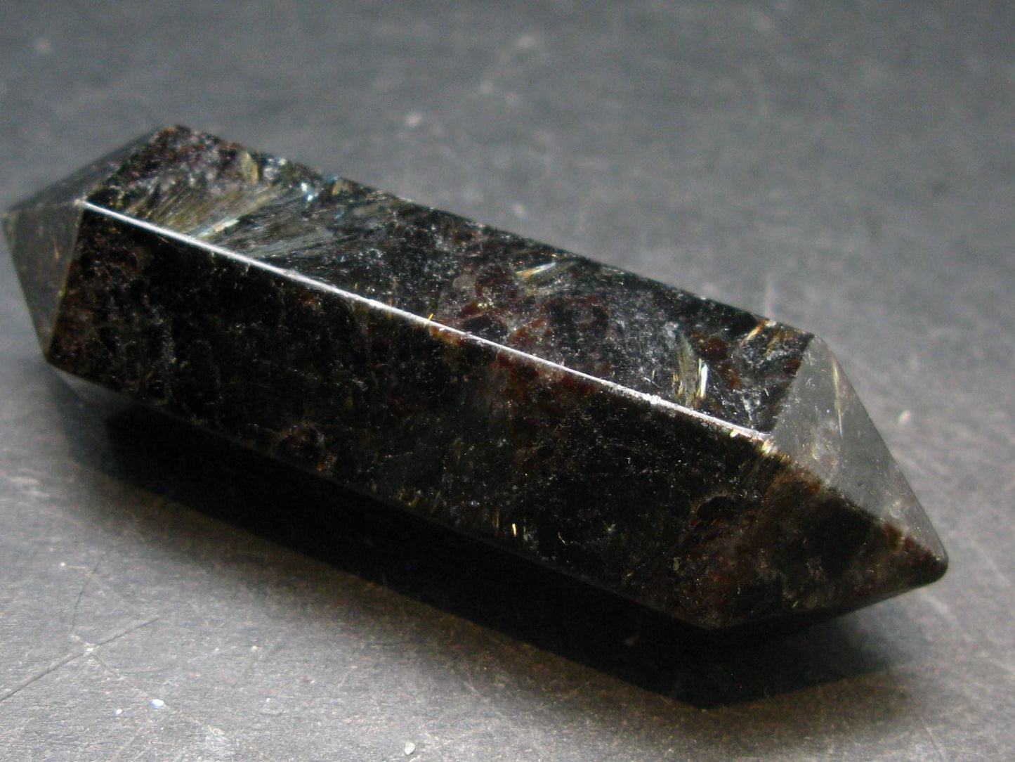 Large Metallic Bronze Astrophylite Astrophyllite wand From China - 2.6"