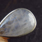 Pear Shaped Cabochon Natural Moonstone 925 Sterling Silver Drop Earrings - 1.3" - 3.1 Grams