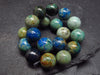 Azurite Genuine Bracelet ~ 7 Inches ~ 10mm Round Beads