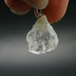 Goshenite Beryl Crystal 925 Silver Pendant From Brazil - 0.9" - 2.0 Grams