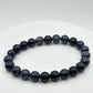 Blue Sapphire Beaded Bracelet: Genuine September Birthstone, Healing Crystal (24.49 Grams)