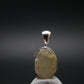 Very Rare White Cryolite 925 Silver Pendant from Greenland - 0.6" - 1.20 Grams