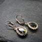 Moldavite Tektite Silver Earrings from Czech Republic - 4.0 Grams