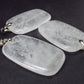 Set of 3 Natural Clear Quartz Crystal Pendants From Brazil