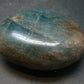 Neon Blue Apatite Tumbled Stone from Madagascar - 111.2 Grams - 2.3"