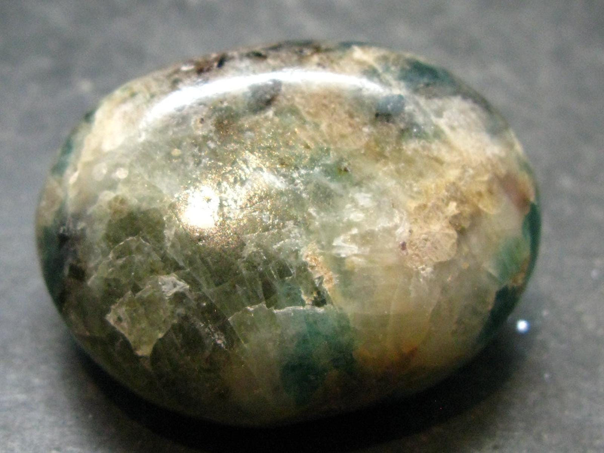 Extremely Rare Tumbled Grandidierite Stone From Madagascar - 1.6" - 50.74 Grams