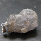 Gray Herderite Silver Pendant from Africa - 1.2" - 6.49 Grams