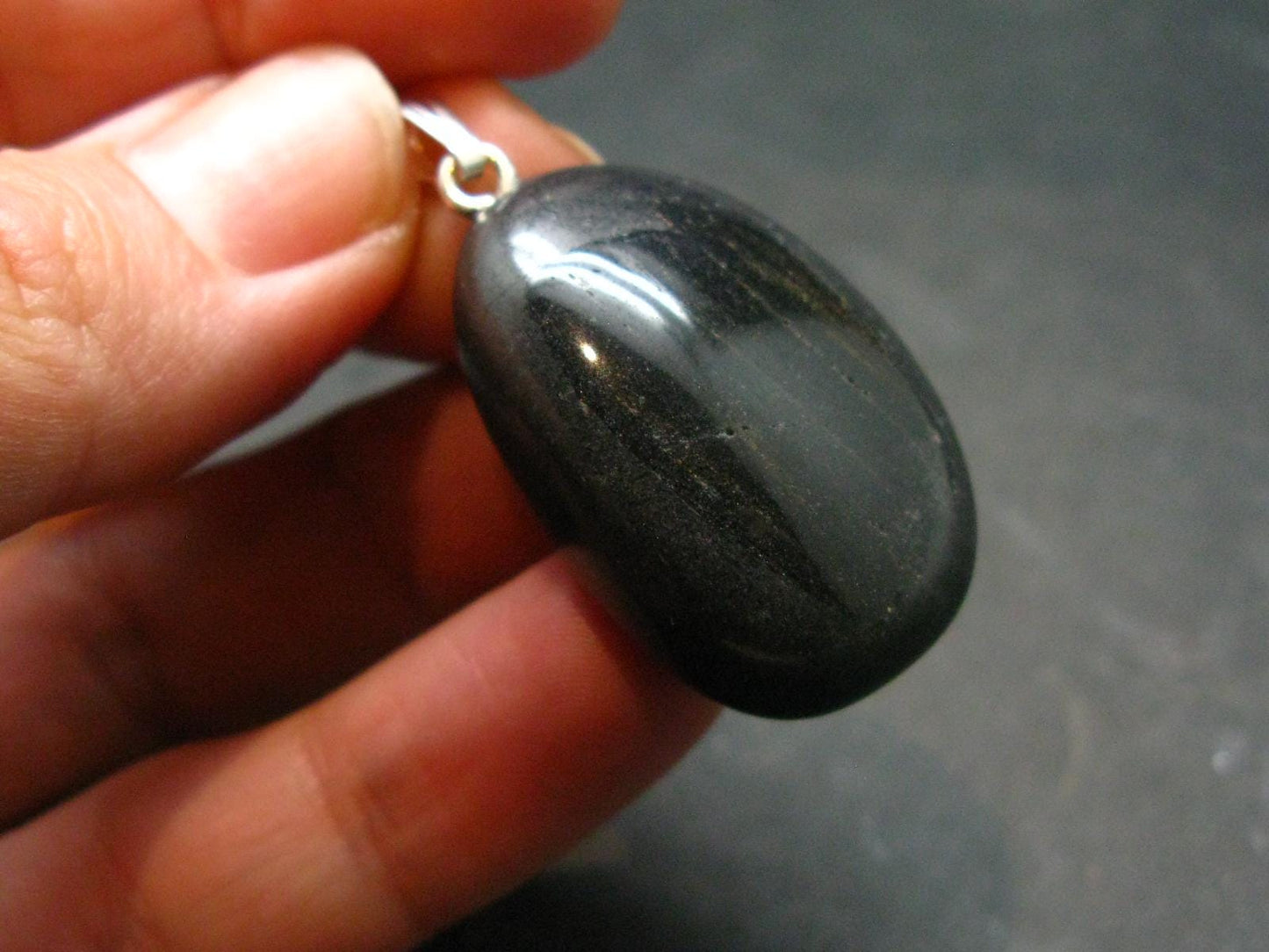 Rare ISUA Stone Silver Pendant From Greenland - 1.5" - 18.34 Grams