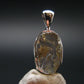 Gray Herderite Silver Pendant from Africa - 0.7" - 1.16 Grams