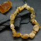 Heliodor Golden Beryl Genuine Bracelet ~ 7 Inches ~ 12mm Crystal Beads