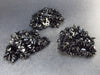 Lot of 3 Black Obsidian Necklaces From Mexico - 18" Each