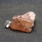 Romancing the Sunstone!! Raw Sunstone Silver Pendant From Tanzania - 1.0"