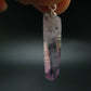 Vera Cruz Amethyst Silver Pendant From Mexico - 1.3" - 2.18 Grams