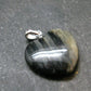 Rare ISUA Stone Silver Heart Pendant From Greenland - 1.0" - 3.07 Grams
