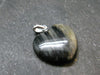 Rare ISUA Stone Silver Heart Pendant From Greenland - 1.0" - 3.07 Grams