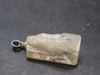 Nice Terminated Danburite Crystal Silver Pendant from Russia - 1.1" - 3.72 Grams