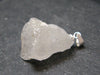 Gem Pollucite Polucite Crystal Silver Pendant from Pakistan - 1.1" - 4.72 Grams
