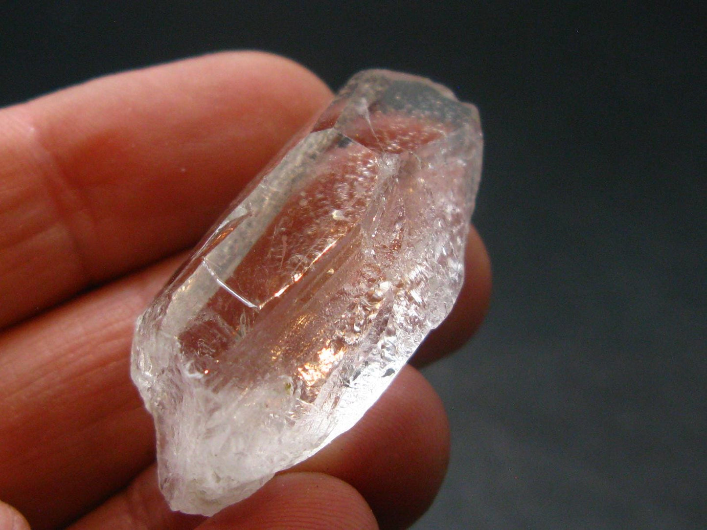 Record Keeper Lemurian Seed Quartz Crystal From Brazil - 1.4"