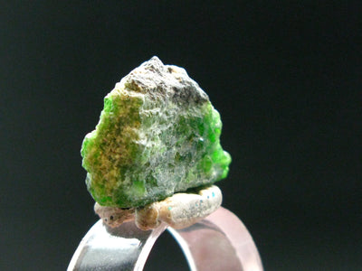 Chrome Diopside Crystal From Russia - 37 Carats - 0.9"