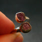 Watermelon Tourmaline Sterling Silver Ring - Size 9 - 2.29 Grams