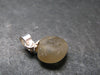Rare Herderite Crystal Silver Pendant from Brazil - 0.7" - 0.84 Grams