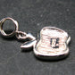 4.56 Billion Years Old Meteorite!!. Muonionalusta Meteorite Apple Silver Pendant from Sweden - 0.8"