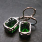 Helenite Gaia Stone Gem Sterling Silver Earrings From Washington - 4.5 Carats