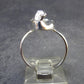 Large Meteorite Campo Del Cielo Sterling Silver Ring from Argentina - 3.98 Grams - Size 7