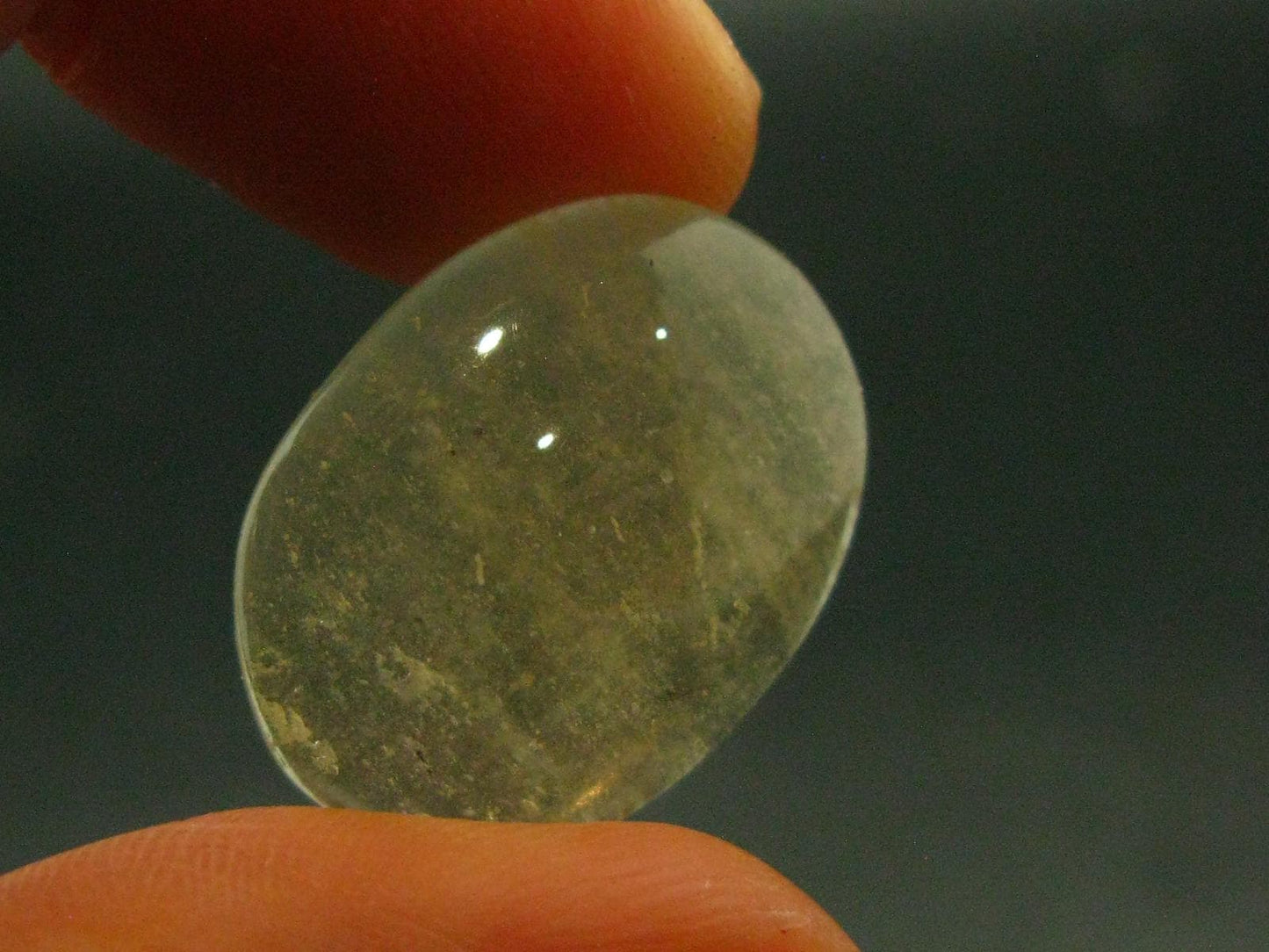 Nice Gem Libyan Tektite Cabochon From Libya - 2.92 Grams