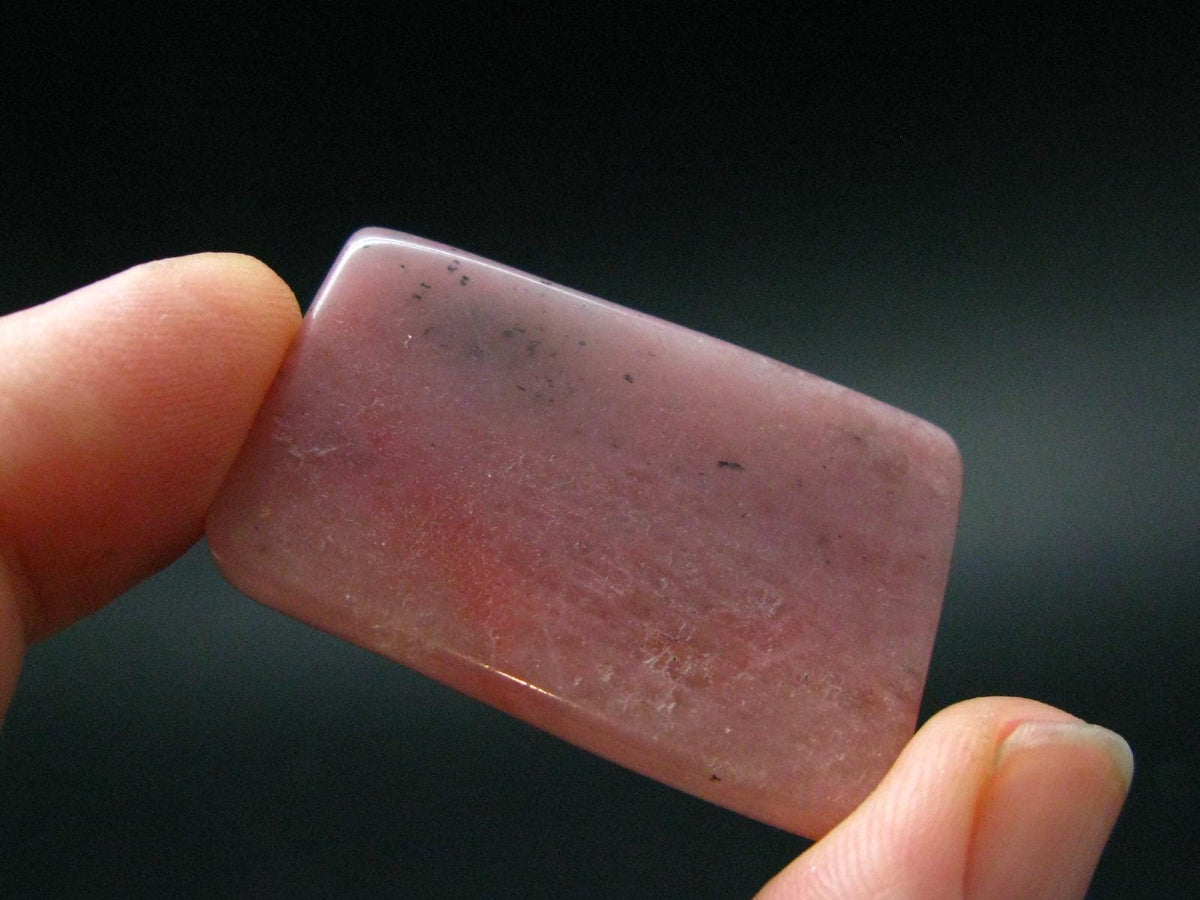 Rare Pink Petalite Tumbled Stone From Canada - 1.4" - 8.83 Grams