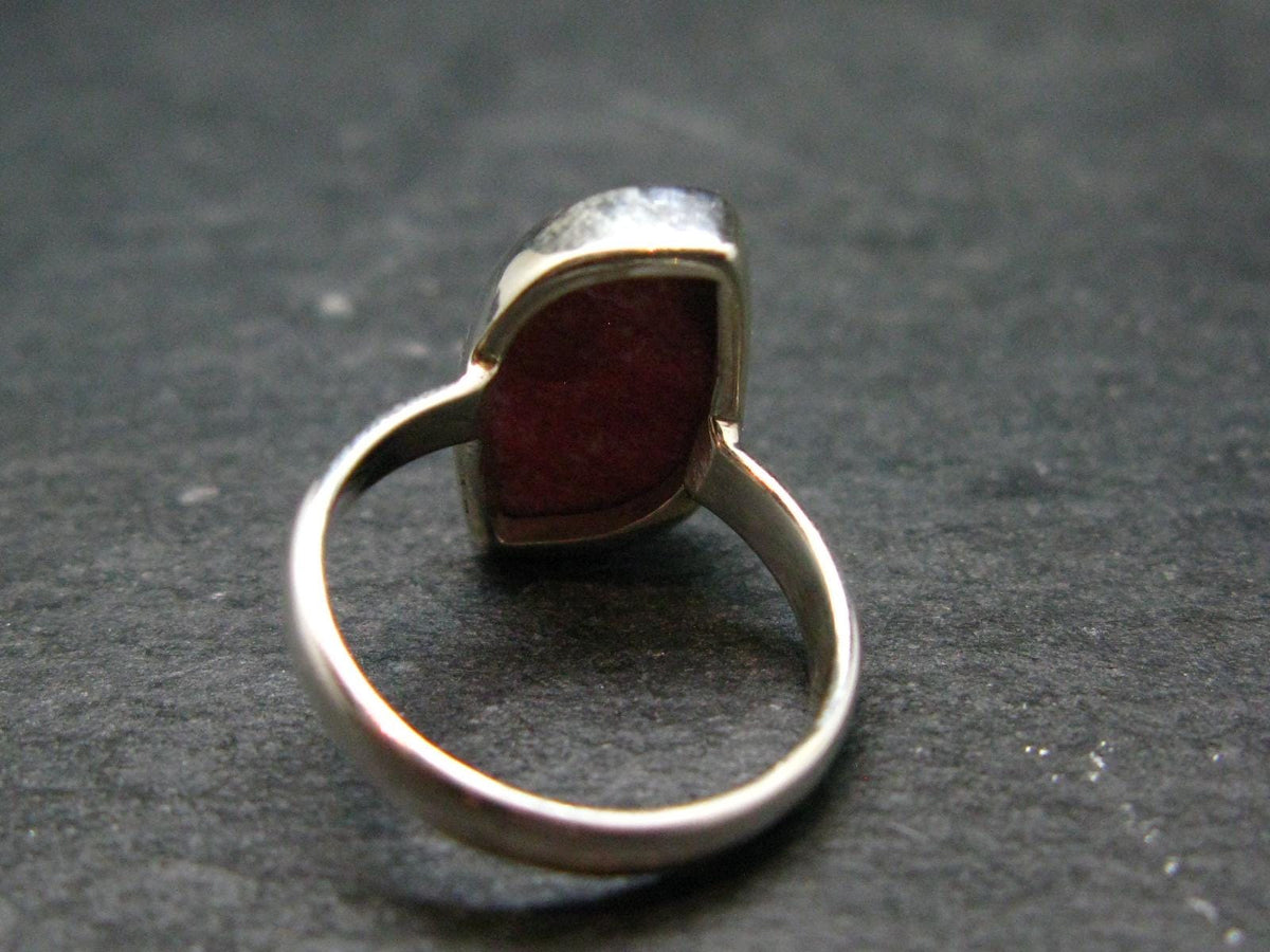Thulite Silver Pendant From Norway - 3.81 Grams - Size 6