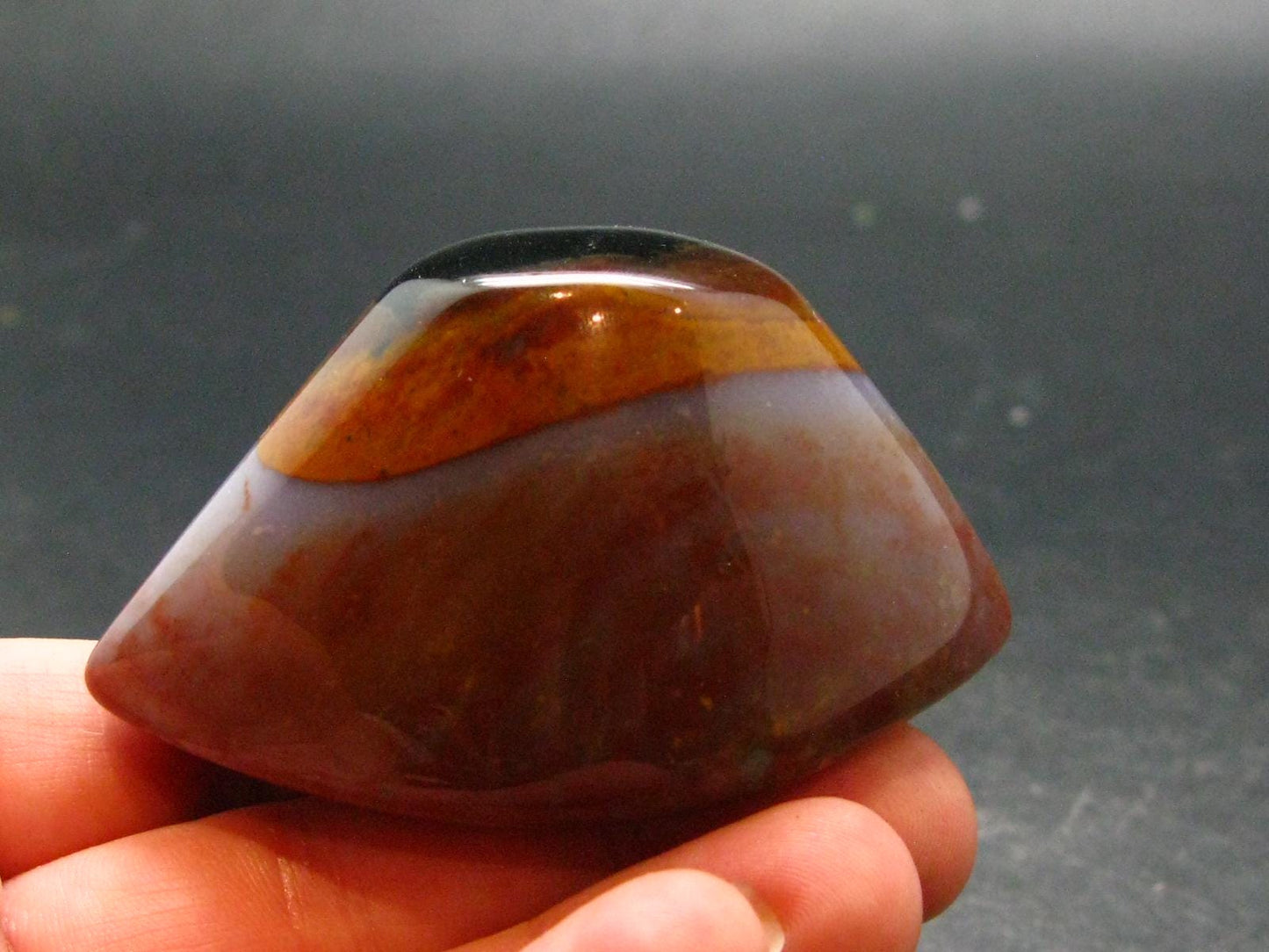 Perfect! 2.5" Agate Shiva Eye from India - 100.35 Grams