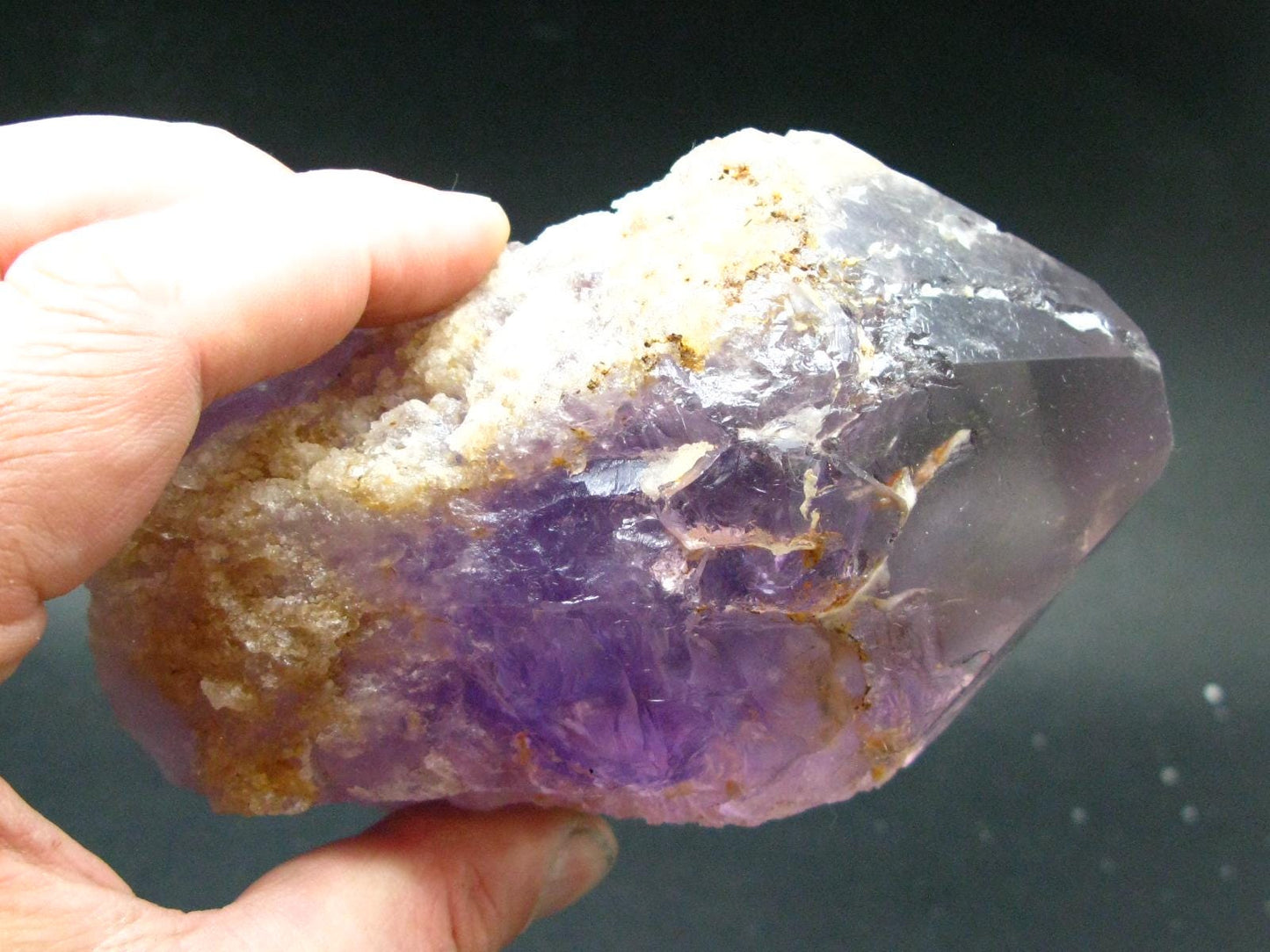 Rare Ametrine (Amethyst + Citrine) Crystal From Bolivia - 5.3"