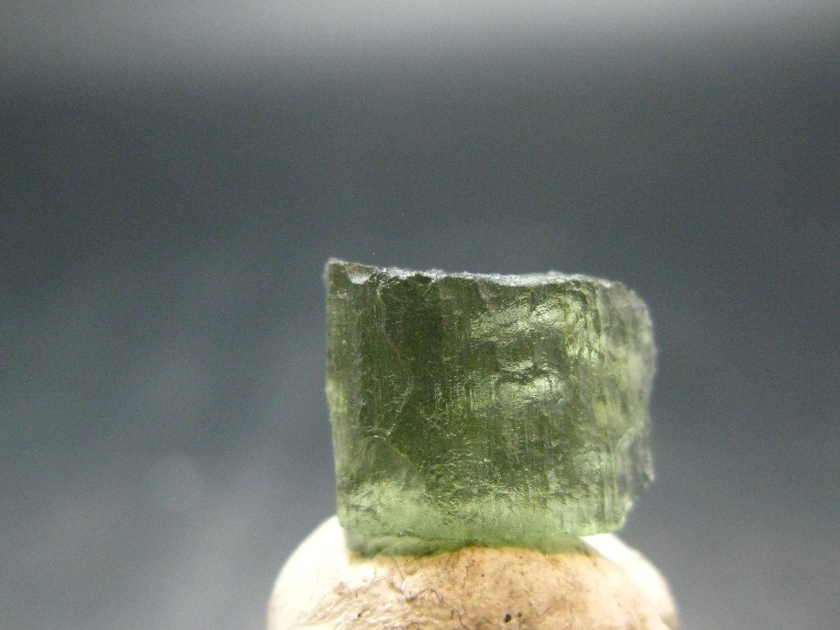 Moldavite Tektite Raw Piece from Czech Republic - 0.4" - 4.60 Carats - 0.92 Grams