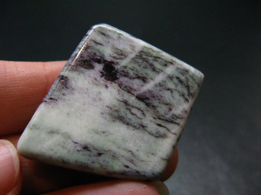 Very Rare Kammererite Chrome Clinochlore Tumbled Stone from Turkey - 1.3" - 14.85 Grams