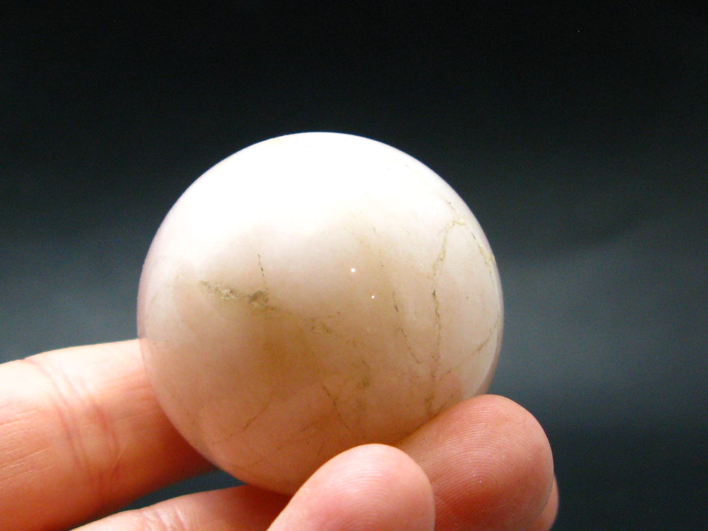 Pink Morganite Sphere Ball From Brazil - 1.4" - 71.23 Grams