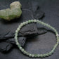 Prehnite & Epidote Genuine Bracelet ~ 7 Inches ~ 4mm Facetted Beads